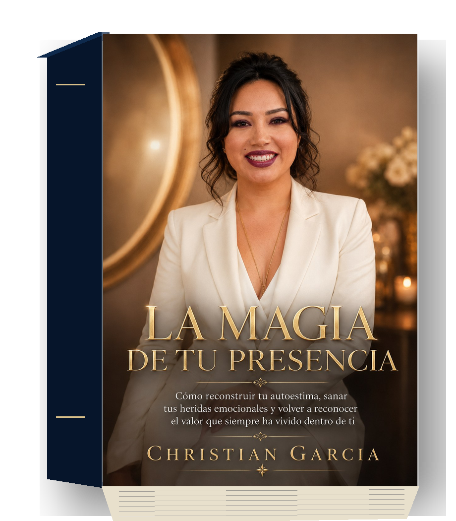 Mockup del libro La Magia de Tu Presencia